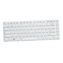 US English Layout Keyboard w/ White Frame for Toshiba Satellite C55-A Laptop