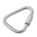 Durable Stainless Steel Triangle Screw Locking Hook Quick Link Clip Buckle