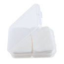 200Pcs Soft Disposable Face Cleansing Makeup Remover Square Cotton Pad Wipes