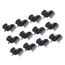 5 Pieces Plastic Foiling Hair Comb with Hair Curler Clips Set Hair Dyeing