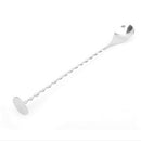 Cocktail Drink Mixer Stainless Steel Stirring Mixing Spoon Ladle Bar Puddler lia