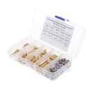 200Pcs M3 Brass Male Female Hex Standoffs Spacer Screw Nut Assortment Kit