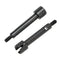 4mm Widen Axle Wheel Hub Set Counterweight for Axial SCX24 90081 1:24 RC Car