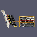 4 Port Usb 3.0 Pci Express Expansion Card Pcie Pci-E Usb 3.0 Host Controlle N9U7