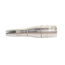 2pcs 3Pin XLR Male to 1/4in 6.35mm Female Jack Audio Cable Mic Cord Adapter