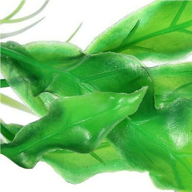 Green Artificial Plastic Grass Fish Tank Ornament Water Plant Aquarium Deco