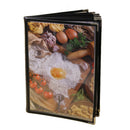 Transparent Restaurant Menu Covers for A4 Size Book Style Cafe Bar 8 Pages