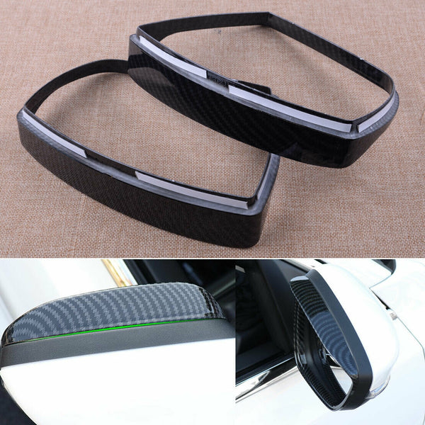2x Mirror Cover Rainproof Visor Fit for Ford Focus RS ST MK3 2012-2019 Universal