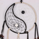 Taiji Dream Catcher Circular Net With Feathers Wall Hanging Ornament Decora