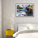5D DIY Full Drill Diamond Painting Animals World Cross Stitch Embroidery