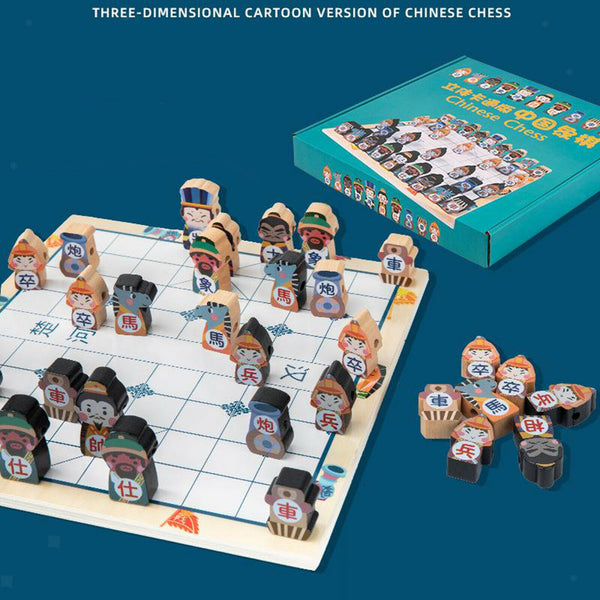 Traditional Chinese Xiangqi Chess Game Romance of The Three Kingdoms Chessman