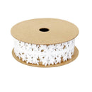 Snowflake Vine Sewing Ribbon Trim Lace Tape Christmas Ribbon White