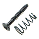6 Pieces Electric Guitar Single Coil Pickup Screws+Springs Set Black