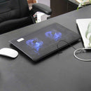 Nuoxi 4 Led High Speed Fans Cooling Pad Notebook Laptop Stand Portable Desk