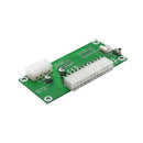 1X(Pc Desktop Atx Dual Psu 24 Pin Power Supply Sync Extender Cable Board