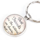 Best Friends Keychain Friendship Jewelry Metal Best Friend Pendant Key Ring LJ