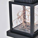 Outdoor Garden Solar Powered Hanging LED String Lights Flickering Candle La S6S4