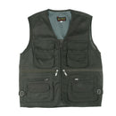 Men Fly Fishing Vest Multi-Pocket Vest Quick-Dry Jacket XL Light Army Green