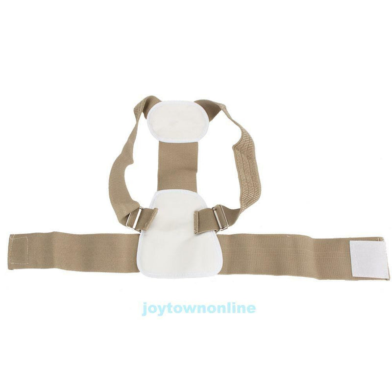 Adjustable Shoulder Lumbar Back Support Brace Belt Strap Posture Corrector