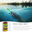 6pcs Wobbler Plastic Fishing Lure 115mm 17.5g Artificial Baits w/Steel Ball