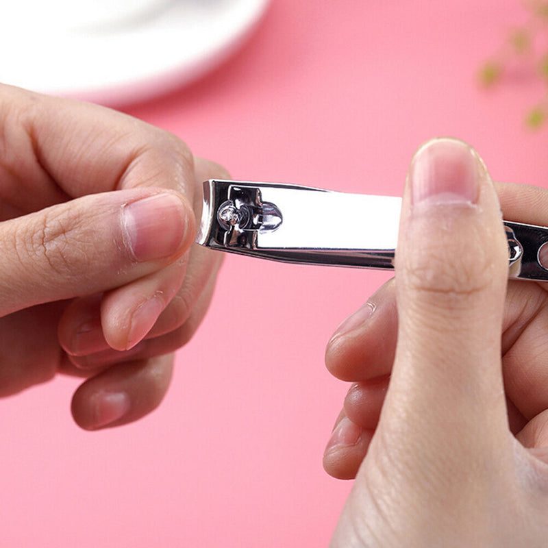 9 Pcs Set Nail Clippers Nipper Cutter Manicure PedicureStainless Steel Gift  Hn