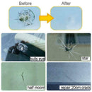Windshield Repair Kit Quick Fix DIY Car Wind Glass Bullseye Rock Chip Crack W7V3