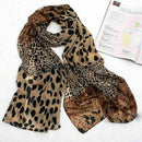 Womens Long Soft Wrap Shawl Leopard Chiffon Scarf Autumn AU Q8G4. N4Z0 G6O0