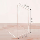 Book Shelf Bookend Transparent Desk Tidy Office Study Plastic Clear Acryli XNZ