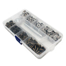 50 Set Metal Leather Snap Buttons Press Studs For Jeans Bracelets 2 Colours