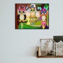 5D DIY Full Drill Diamond Painting Cartoon Birds Cross Stitch Embroidery