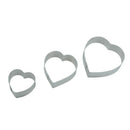 Heart Cut Outs/Heart Cookie Cutters,Set of 3
