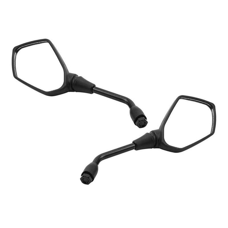 2pcs Universial 10mm Motorcycle Back View Mirror Scooter E-Bike Rearview Mirrors