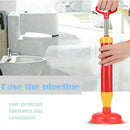 Powerful Manual Drain Buster Plunger Toilet Sewer Dredge Device Inflat