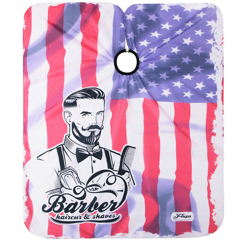 Waterproof Cloth Cutting Hair Haircut Pattern Salon Barber Cape Barber ApronJC3C