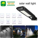Outdoor Solar Street Light Waterproof Path Yard Motion Sensor Lamp (60LED) A