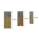 50 PCS HSS Cobalt Twist Drill Bits Tools For Hard Stainless Metal 1mm-3mm E5Z1
