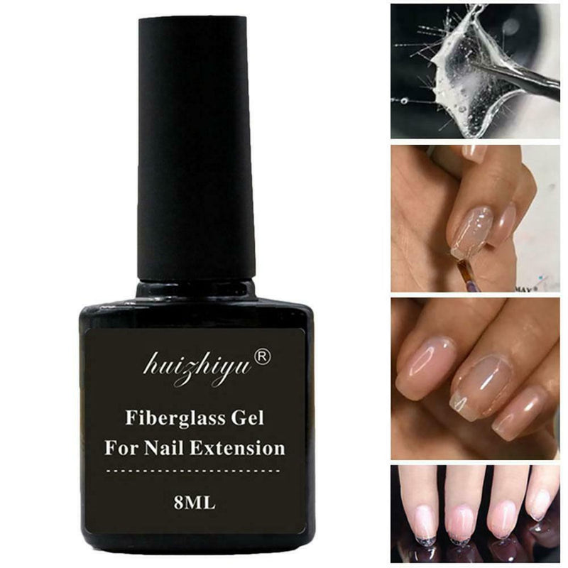 10PCS Nail Art Fiberglass Silk Nail Extension Repair Fiber Manicure Fiberglass