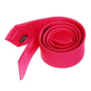 Unisex Leisure Tie Skinny Narrow Tie - Solid Shocking rose Red