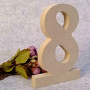 10pcs Rustic 1-10 Wood Table Numbers Tag Wedding Party Seats Numberic Signs