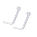 50pcs 20G Clear Invisible Nose Retainer Rings Studs 8mm Piercing Bio L Flexible