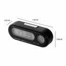 2PCS 2 in 1 Car Digital Time Clock Large LED Backlight Screen Electronic T HTA