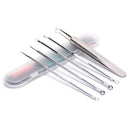 5pc Blackhead Pimple Spot Comedone Acne Needle Extractor Remover Popper ToolA3C