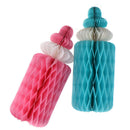 Baby Shower Birthday Decoration Lovely Honeycomb Baby Bottle Hanging DecorBX