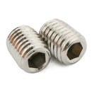 50Pcs M2.5 x 3mm Stainless Steel Hex Socket Set Grub Screws Headless Cup Po A1R5