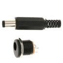 DC Hollow Plug 2.1mm X 5.5mm Plug Adapter Coupling Hollow Socket Mains Plug