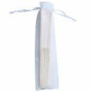 20 x Fan Fabric Gift Bag Bamboo Bone + Silk Fabric wedding favors dance wri C8T9