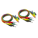 10 Packs Banana Plug to Alligator Clip Cable Kit 120cm Accessories 1000V