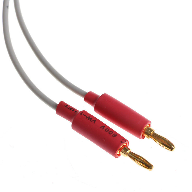 2x LCR Meter Low Resistance Clip Leads Banana Plug For Terminal Kelvin Test S Gw