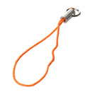 100 Assorted Coloured Mobile Phone Strap String with 7mm Jump Rings --- Bla