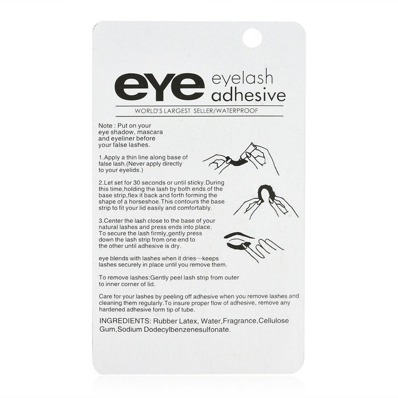 Makeup Dark Black Waterproof False Eyelashes Adhesive Eye Lash Glue TR